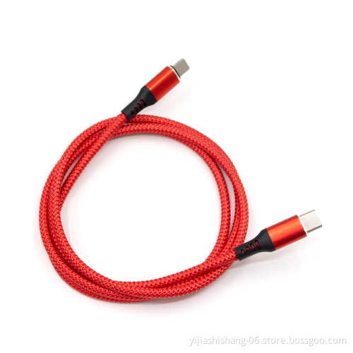 Braided Usb Charging Data Cable Type C To Light-ning Fast Charging Pd 20w Quick Charger Cable For Iphone
